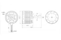 Sunnysky - M4520R 1120kV Heli BLS Motor