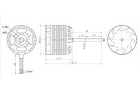 Sunnysky - M4526R 540kV Heli BLS Motor