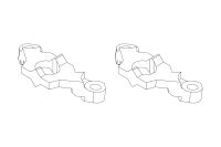 Turbo Racing - Lenkungs Strebe C61, 2 Stück