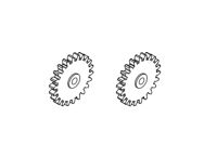 Turbo Racing - C75 Secondary gear 2pcs