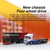 C50 RC-Semi-Truck mit Anhänger RTR weiß - 1:67