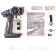 Turbo Racing 1:76 C73 Sports RC Car RTR (Grau mit gleben Streifen)