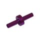 Ultimate Racing - Fuel Line Connector Purple, 1 Pcs.
