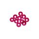 Ultimate Racing - 3mm Alu Aashers Pink, 10 pcs.