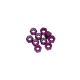 Ultimate Racing - M3 Alu Nylon Lock Nuts Purple, 10 Pcs.