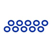 Ultimate Racing - Aluminium Shim, 3x6x0,5mm, Blue, 10 Pcs.