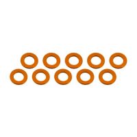 Ultimate Racing - Aluminium Shim, 3x6x0,5mm, Orange, 10 Pcs.