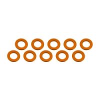 Ultimate Racing - Aluminium Shim, 3x6x0,5mm, Orange, 10 Pcs.