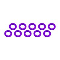 Ultimate Racing - Aluminium Shim, 3x6x0,5mm, Purple, 10 Pcs.