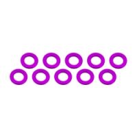 Ultimate Racing - Aluminium Shim, 3x6x0,5mm, Pink, 10 Pcs.