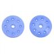 Ultimate Racing - 16mm Conical Shock Pistons Blue (8x1.3mm) (2pcs)