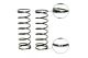 Ultimate Racing - Ultimate Front Shock Spring 70mm 1.6/9.00T, 2 Pcs.