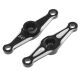 Ultimate Racing - Aluminium double arm servo horn (24T - Hitec), 1 Pcs.
