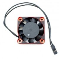 Ultimate Racing - Ultra High Speed Cooling Fan TF-40 w/BEC connector - 40mm - Color Black - Red