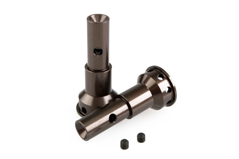 Ultimate Racing - Ultimate RC8 light alum CVD front stub axle (2 pcs)