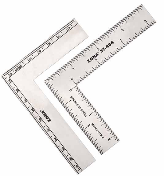 Zona - 37-434 Winkellineal ZONA 3"x 4"