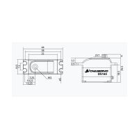 DS165 HV Servo 16,5mm - 9 kg