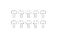 Turbo Racing - M1.7 x 3 mm screws 10PCS (TB-760214)