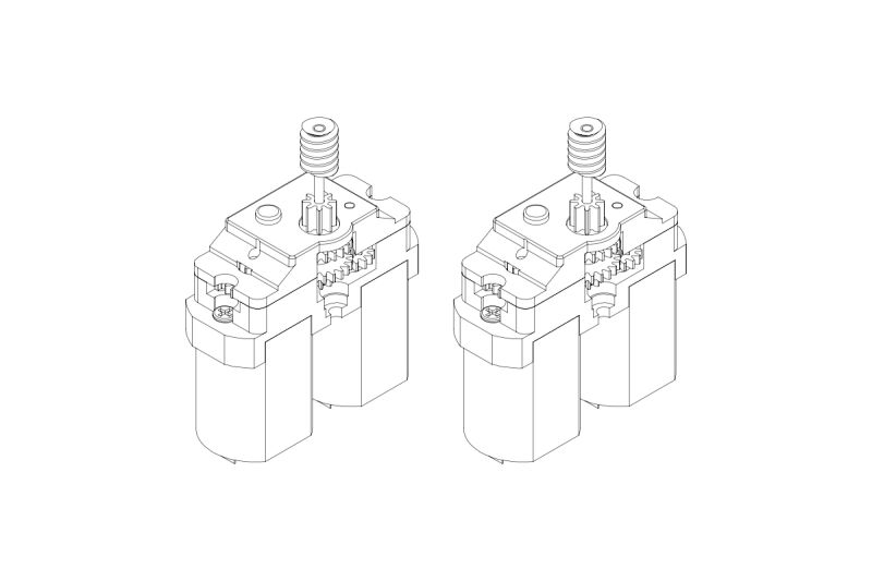 Turbo Racing - C50 Gearbox 2PCS (TB-760223)