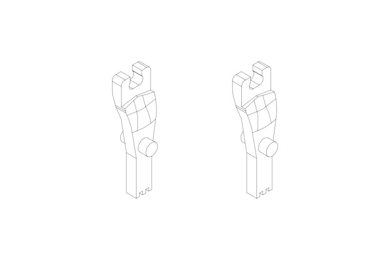 Turbo Racing - C50 Switch handle 2PCS (TB-760225)