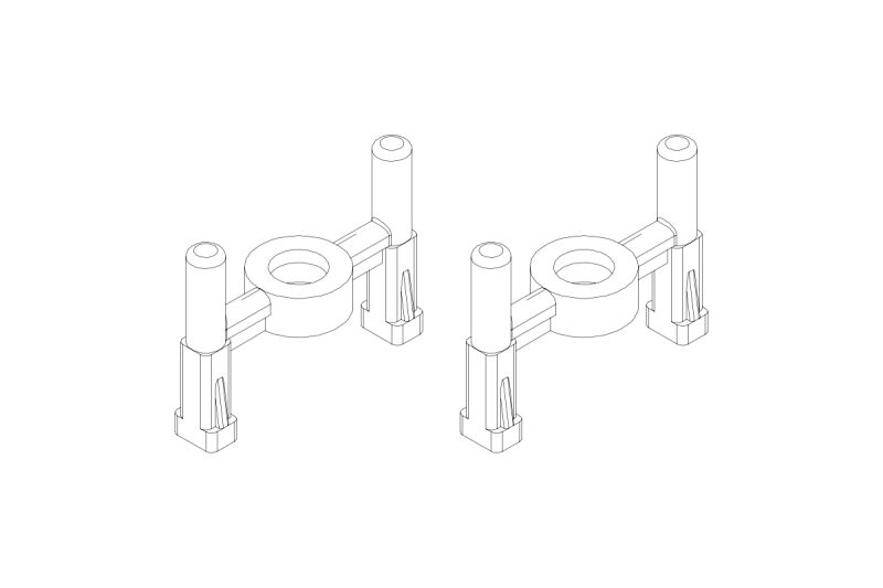 Turbo Racing - C50 Lifting bipod 2 PCS (TB-760237)