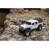 SCX24 Jeep Gladiator 4WD Rockcrawler RTR weiß - 1:24