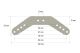 Pilot RC - Control (Ruder) Horns for 30-50cc (4ST17471)