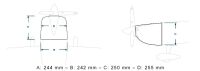 Pilot RC - 73" Laser 1850mm 35cc Red-White (4ST1973L-WB)