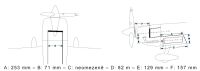 Pilot RC - 73" Laser 1850mm 35cc Red-White (4ST1973L-WB)