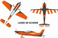 Pilot RC - 67" Laser 1702mm 35cc Orange-Gray (4ST2067L-08)