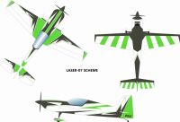 Pilot RC - 60" Laser 1528mm Green-Black (4ST2260L-07)