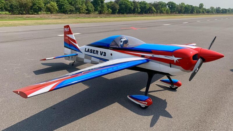 Pilot RC - 103" Laser V3 2610mm 120cc Blue-White Ryu (4ST23103L-09)