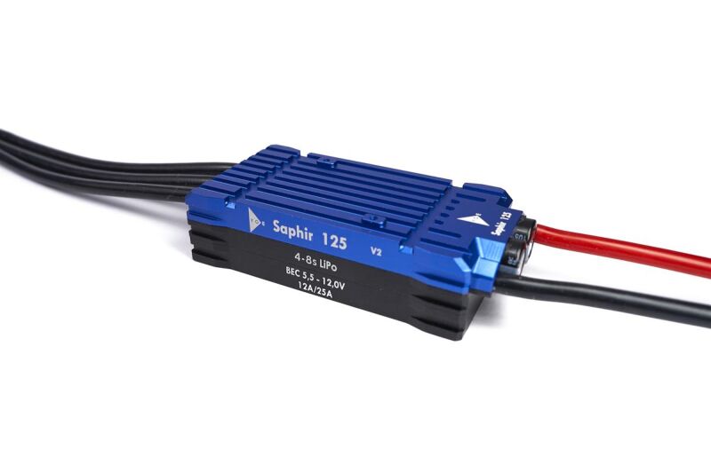 YGE Saphir 125 V2 ultra HV BEC