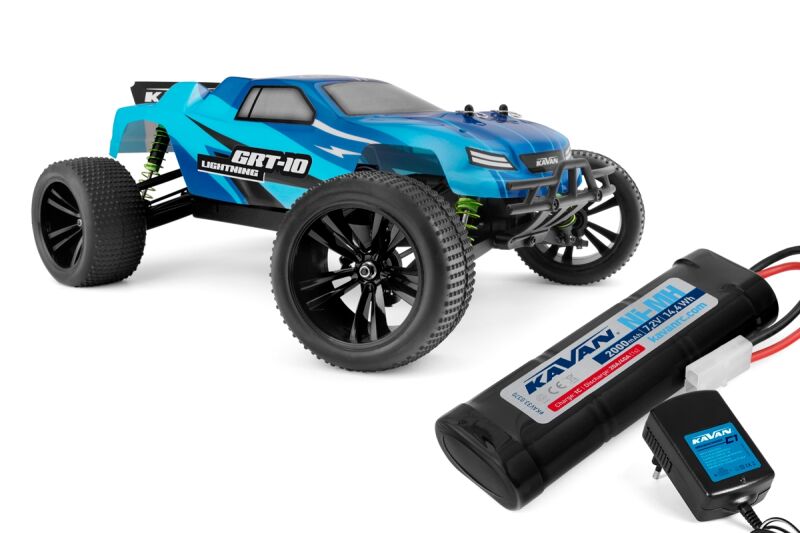 Kavan - GRT-10 Lightning 4WD Truggy blau RTR - 1:10