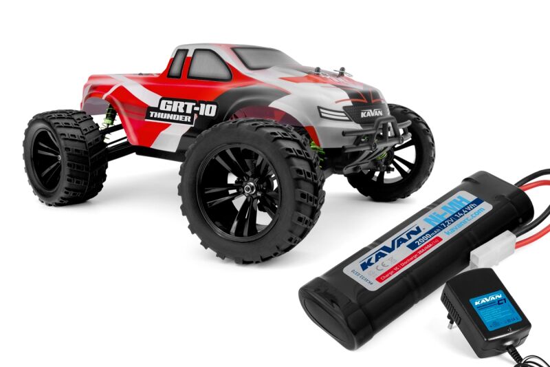 Kavan - GRT-10 Thunder 4WD Monster Truck red RTR - 1:10