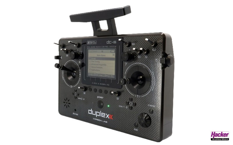DC-16 II Pultsender Carbon Line schwarz Multimode mit Rex 10