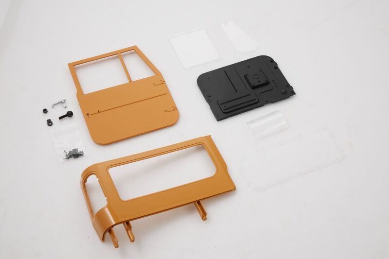 D-Power FMS Toyota FJ40 - rechter Tür- und Fenstersatz gelb (C1624)