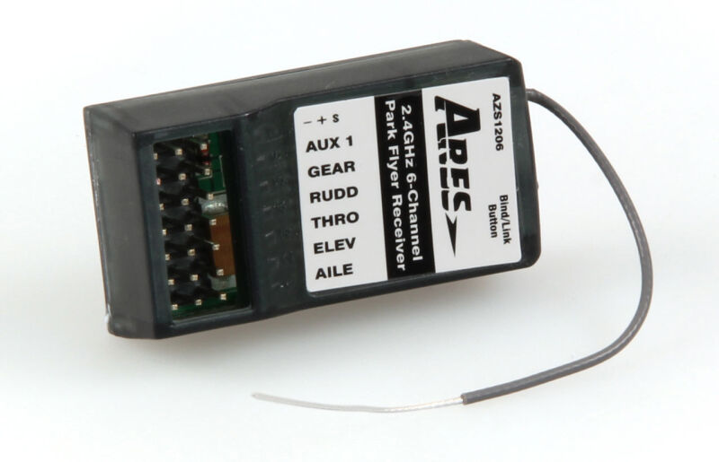 Ares - 6-Channel Park Flyer Receiver: Gamma 370 (AZS1206)