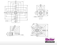 Hacker Motor Servohebel-Set SH-22P für Servo...