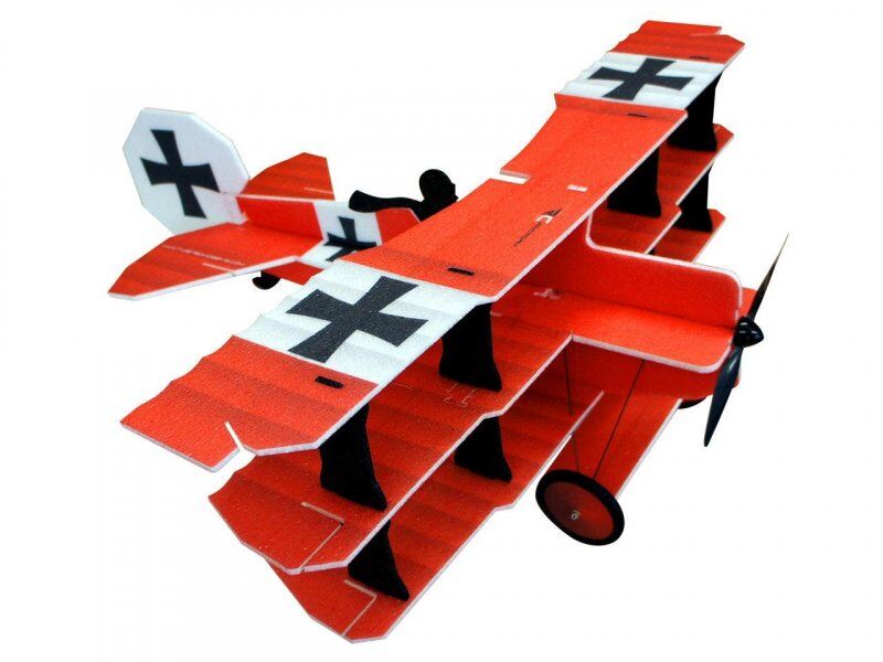RC Factory Crack Fokker rot (Combo) / 890mm (C9283)