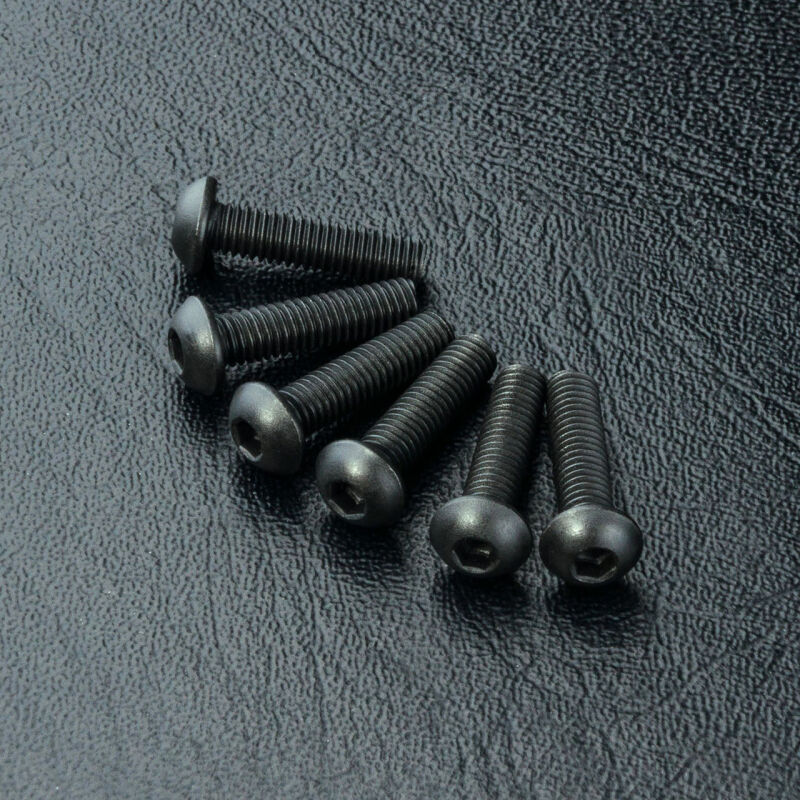 MST-Racing - Rundkopfschraube Innensechskant M3x12mm (6 Stück) (MST110029)