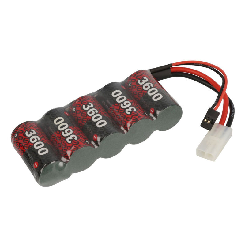 Robitronic - NiMH Akku 3600mAh 5 Zellen Sub-C Empfängerpack 1:5 (RX361)