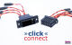 Hacker Motor »click« connect Multipin-Verbinder (3 Pins/Kontakte für 0,5mm² bis 1mm²) (4047991011888)