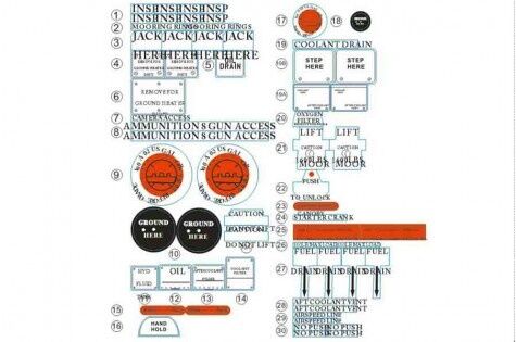 D-Power FMS P-51D V8 - Dekorbogen (FMSSU132)