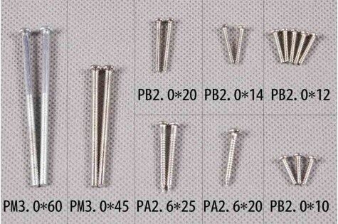 D-Power FMS P-51D V8 - Schrauben Set (FMSSU130)