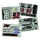ProtoForm - 2022 NASCAR Cup Series Ford Mustang Clear Body Infraction 6S - 1:7