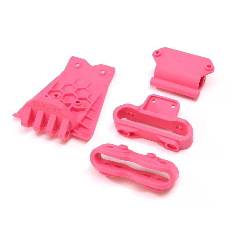 Arrma - Lower Skid And Bumper Mount Set Pink (ARA320783)