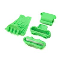 Arrma - Lower Skid And Bumper Mount Set Green (ARA320791)