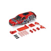 Arrma - GORGON Painted Decaled Body Set Red (ARA402351)