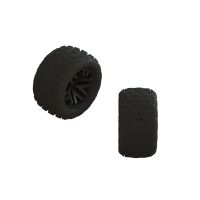 Arrma - dBoots FORTRESS Tire Set Glued (Black) (2 Pairs)...